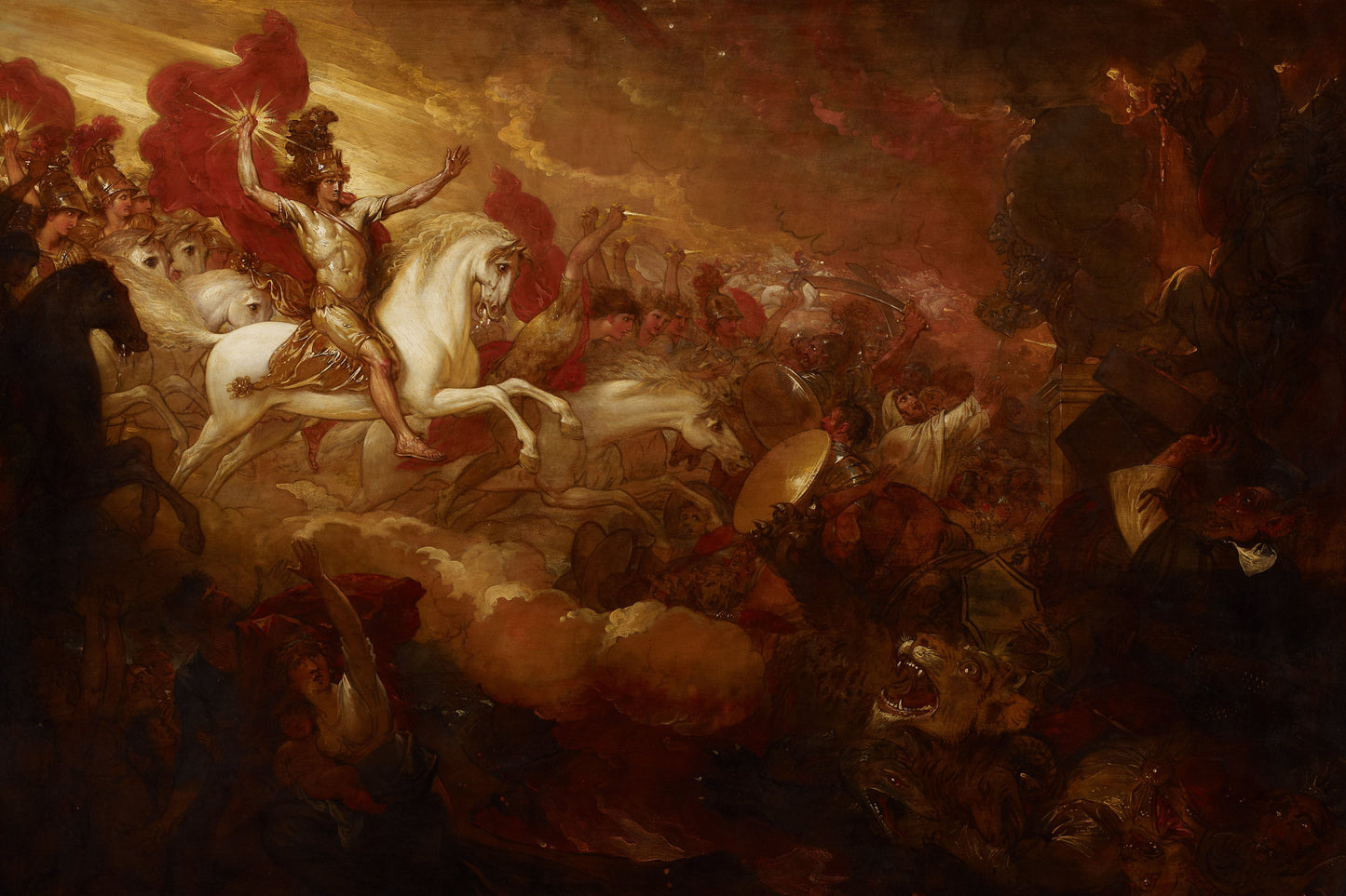 Benjamin West - Destruction of the Beast and the False Prophet