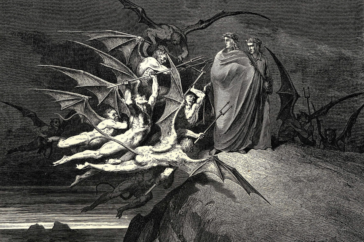 Gustave Doré - The Inferno Canto 21