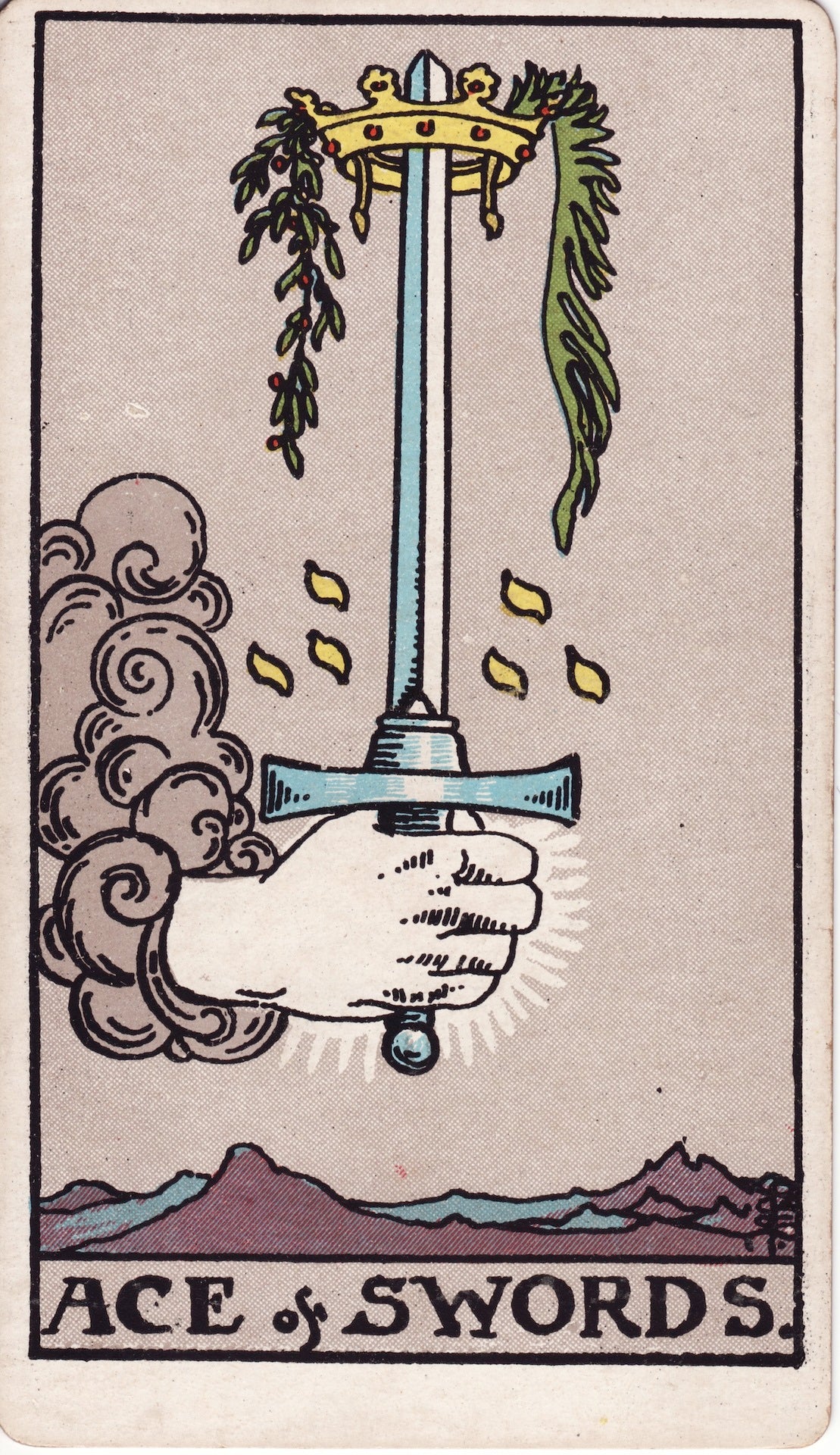 Rider Waite - Ace of Swords