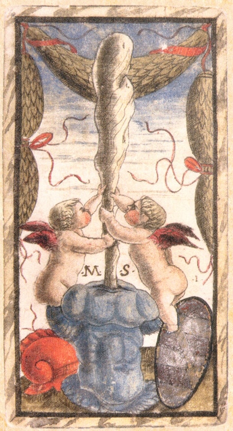 Sola Busca - Ace of Batons