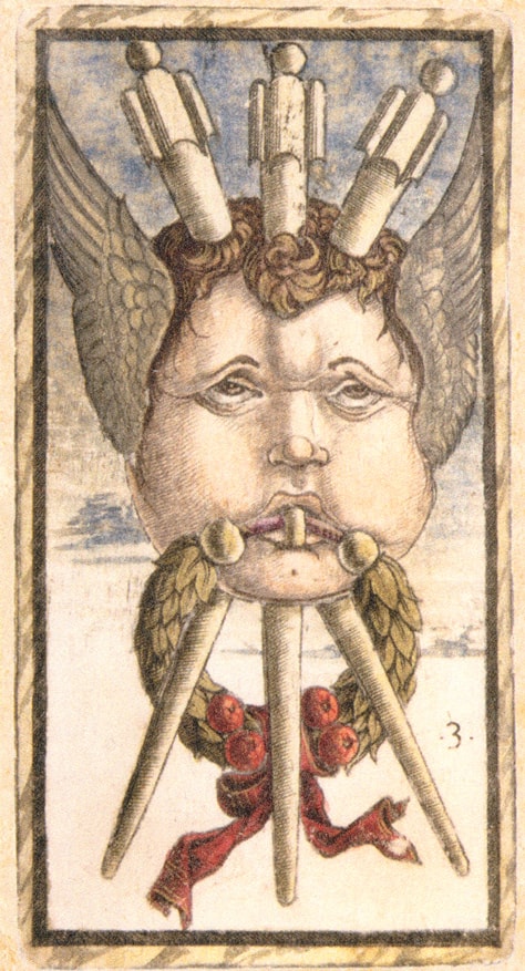 Sola Busca - Three of Batons