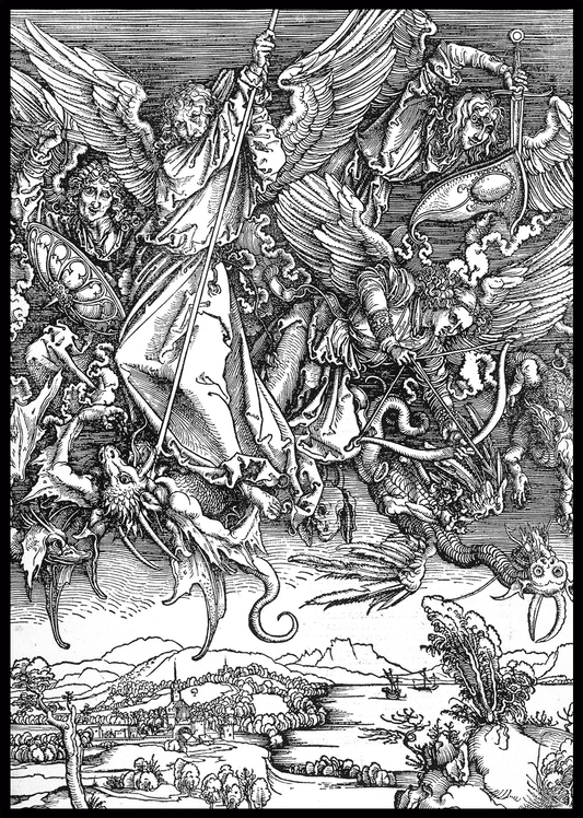 Albrecht Dürer - Saint Michael fighting the Dragon