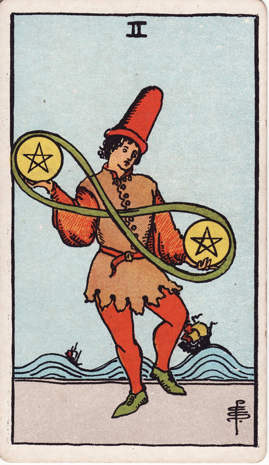 Rider Waite - Two of Pentacles