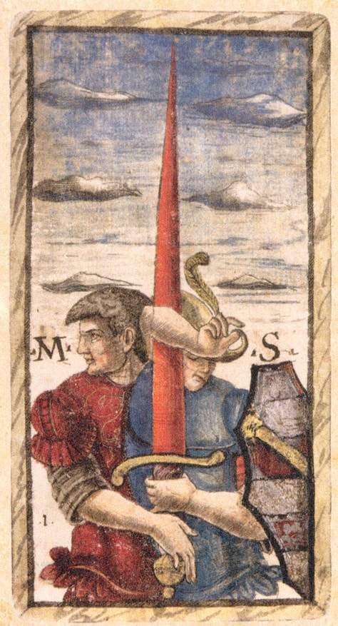 Sola Busca - Ace of Swords