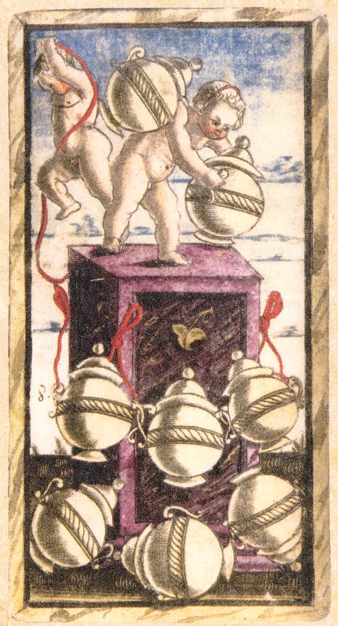 Sola Busca - Eight of Cups