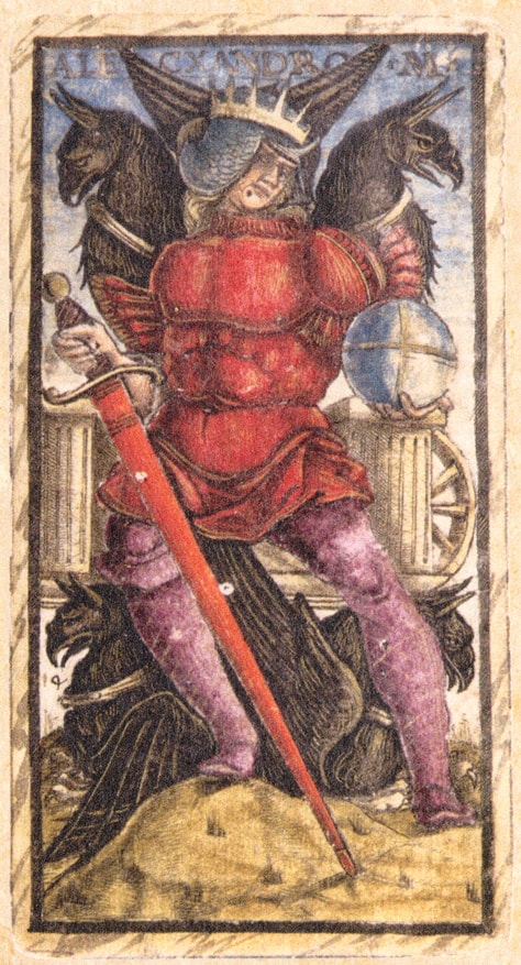 Sola Busca - King of Swords