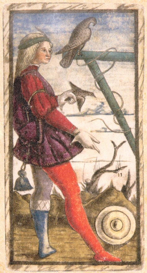 Sola Busca - Knave of Coins