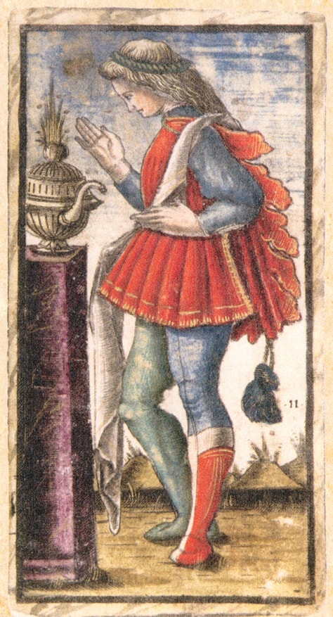 Sola Busca - Knave of Cups