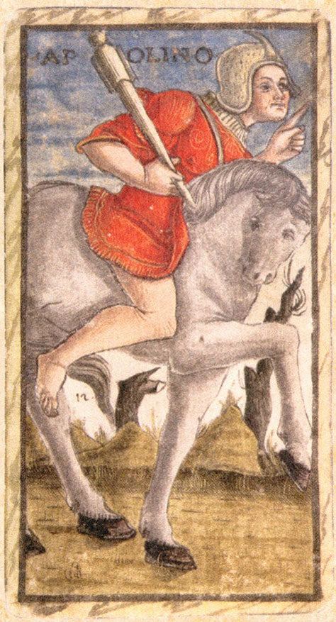 Sola Busca - Knight of Batons