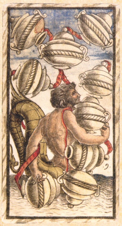 Sola Busca - Nine of Cups