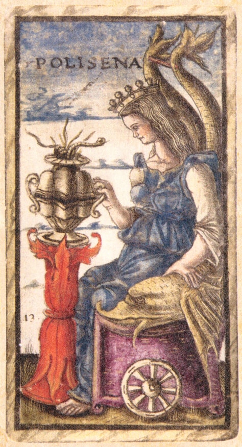 Sola Busca - Queen of Cups