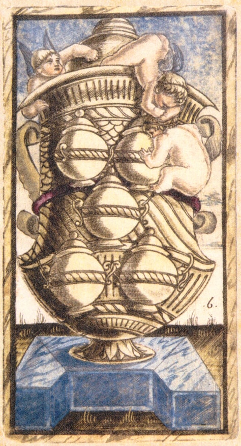 Sola Busca - Six of Cups