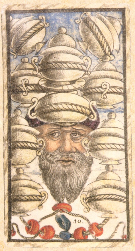 Sola Busca - Ten of Cups