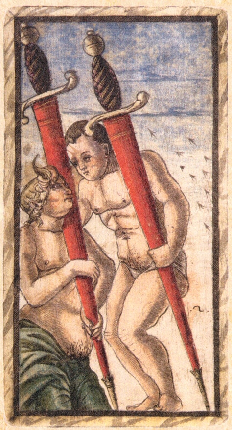 Sola Busca - Two of Swords