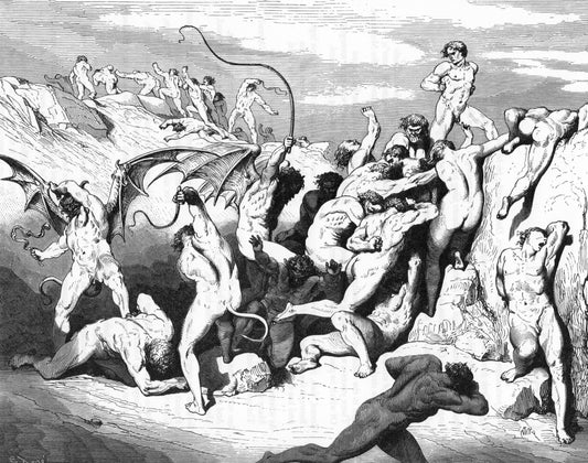 The Divine Comedy - Inf. XVIII, lines 37-38