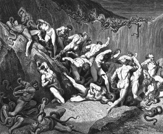 The Divine Comedy - Inf. XXIV, lines 91-92